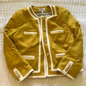 J Crew lady jacket vintage gold size 4